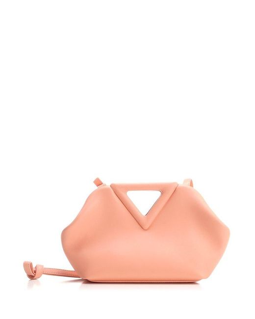 Bottega Veneta Small Point Top Handle Bag in Pink | Lyst UK