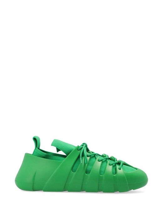Bottega Veneta Green Climber Low-top Sneakers for men