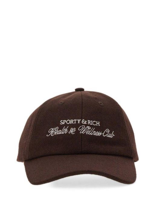 Sporty & Rich Brown H&w Club Hat