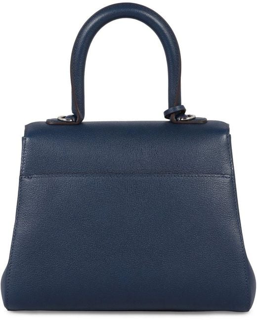 Delvaux Blue Brillant Pm Tote Bag