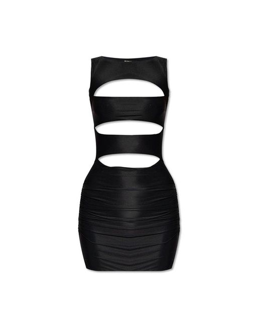 M I S B H V Black Dress With Cut-outs,