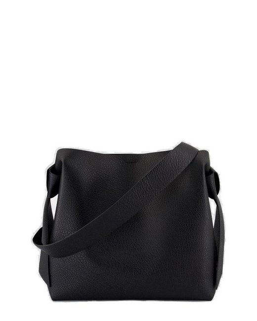 Acne Black Musubi Midi Shoulder Bag