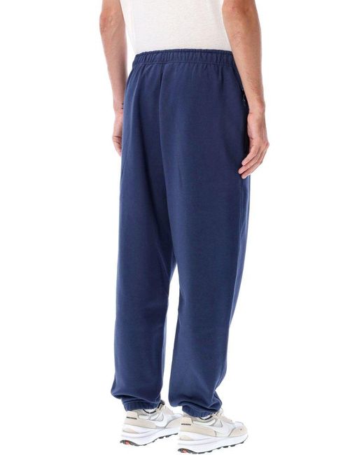 Nike Solo Swoosh Sweatpants in Blue for Men Lyst