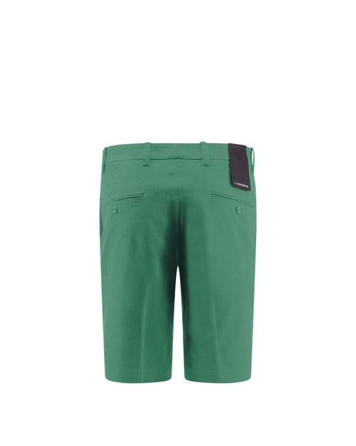 J.Lindeberg Green Tailored Shorts for men