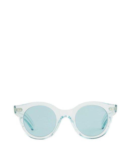 Cutler & Gross Blue 1390 Round Frame Sunglasses for men