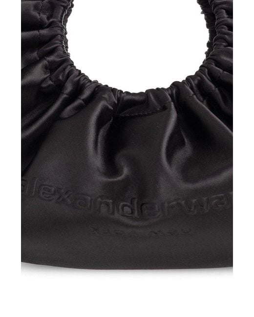 Alexander Wang Black Crescent Small Top Handle Bag