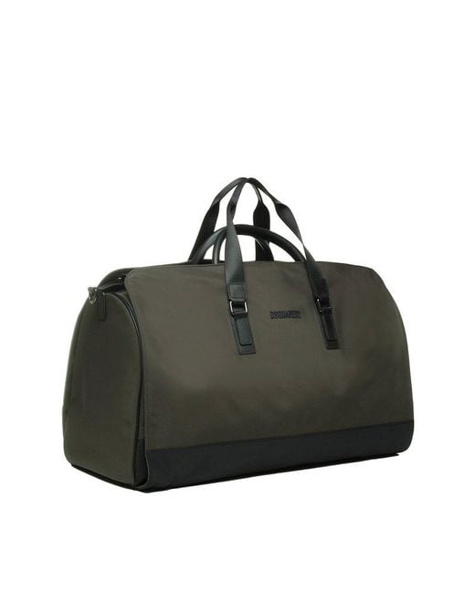 DSquared² Black Urban 2 In 1 Duffle Bag for men