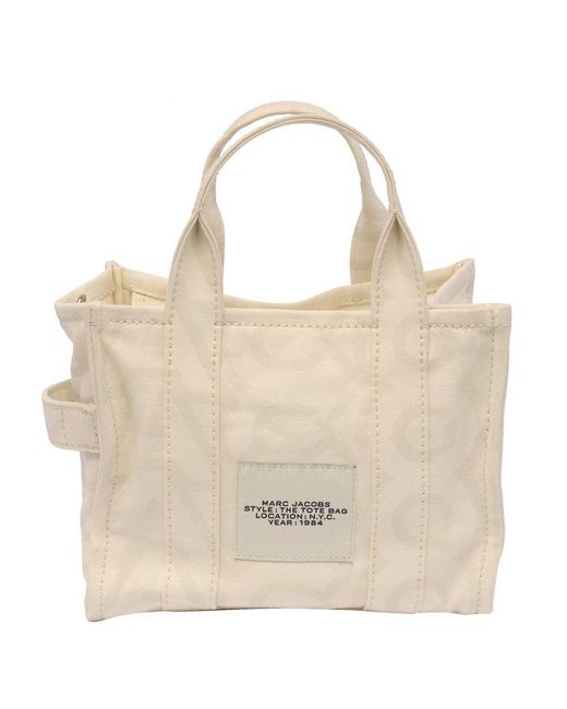 Marc Jacobs Logo Patch Tote Bag in Natural Lyst