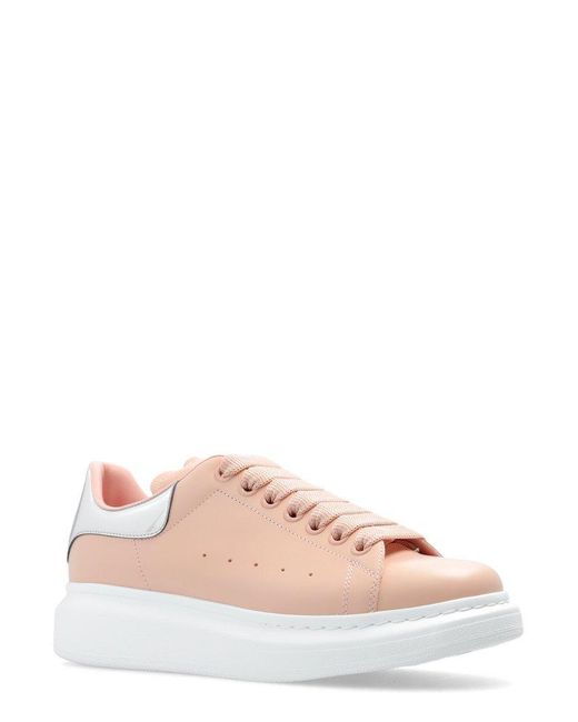 Alexander McQueen Pink Oversized Chunky Lace-up Sneakers
