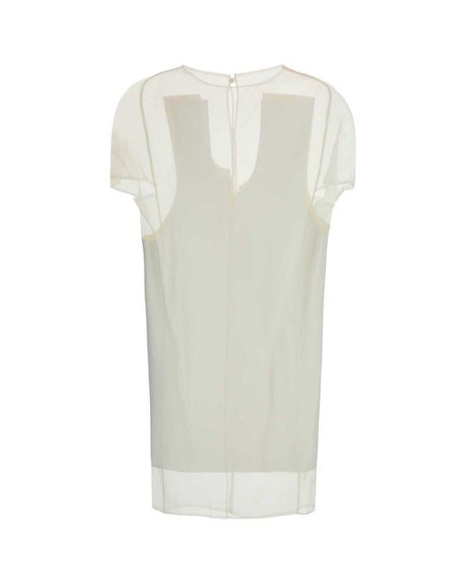 Khaite White Winona Dress