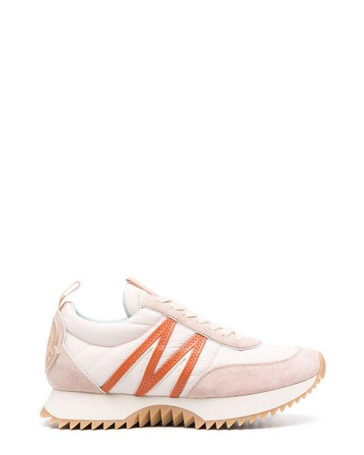 Moncler Pink Pacey Lace-up Trainers