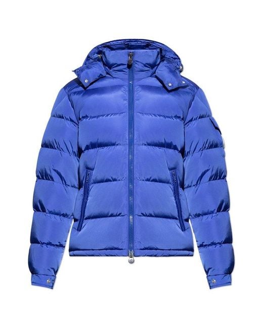 Moncler Blue Maya Hooded Down Jacket for men