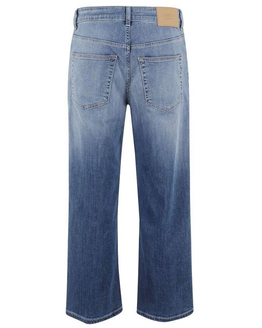 Dondup Blue Relaxed Fit Jeans