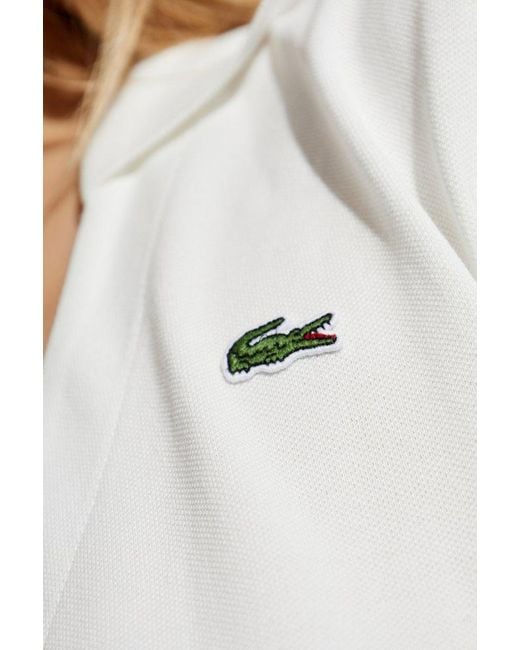 Lacoste White Tied Polo