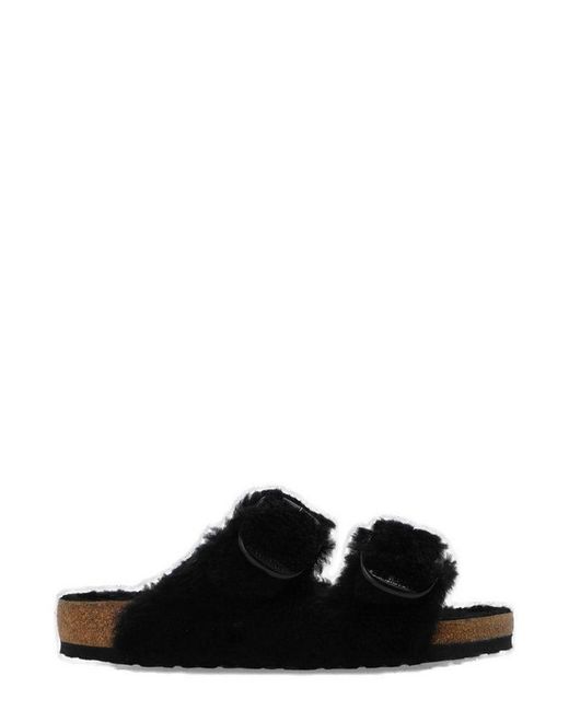 Birkenstock Black Arizona Big Buckle Slides