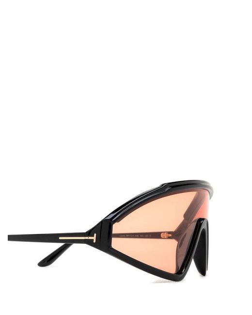 Tom Ford Black Lorna Shield Frame Sunglasses