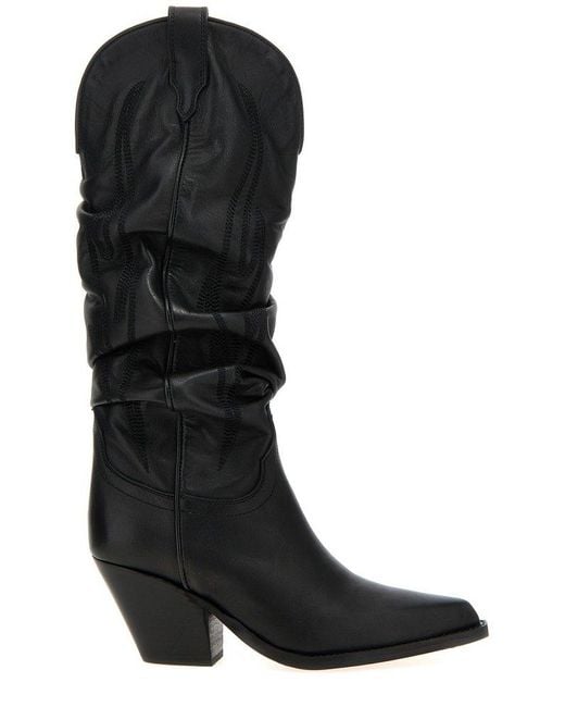 Sonora Boots Black Ruidoso Relaxed Fit Boots