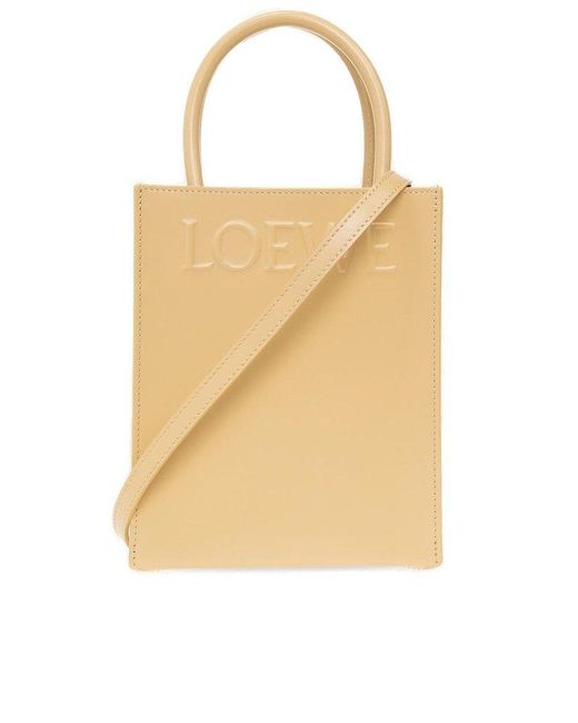 Loewe Natural Logo Embossed Tote Bag