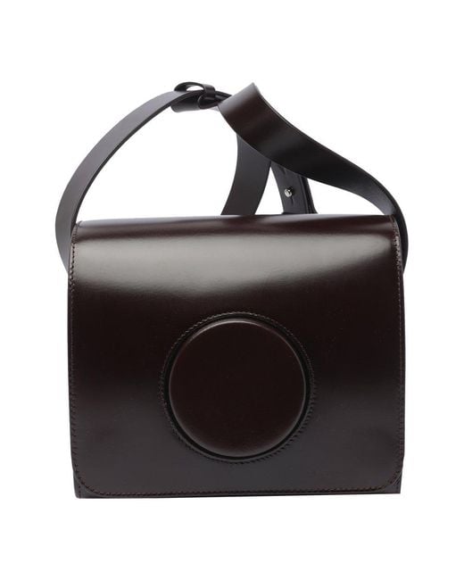 Lemaire Black Camera Crossbody Bag