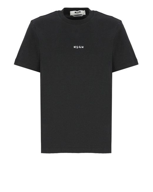 MSGM T-shirts And Polos Black