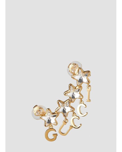 Gucci Logo Cuff Earring in Metallic