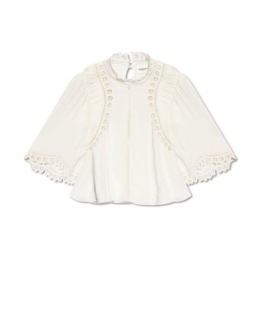 Isabel Marant White Top 'Enoha'
