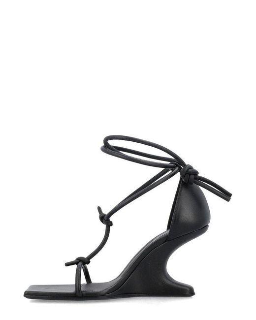 Rick Owens White Cantilever Sandal T 8