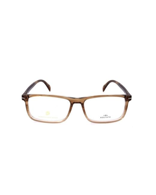 David Beckham Black Rectangular Lens Full Rim Optical Glasses for men