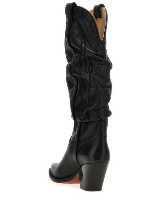 Sonora Boots Black Ruidoso Relaxed Fit Boots