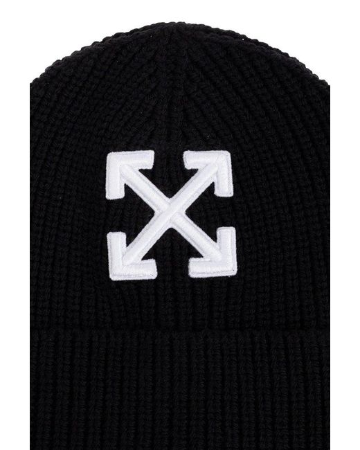 Off-White c/o Virgil Abloh Black Off- Wool Hat for men