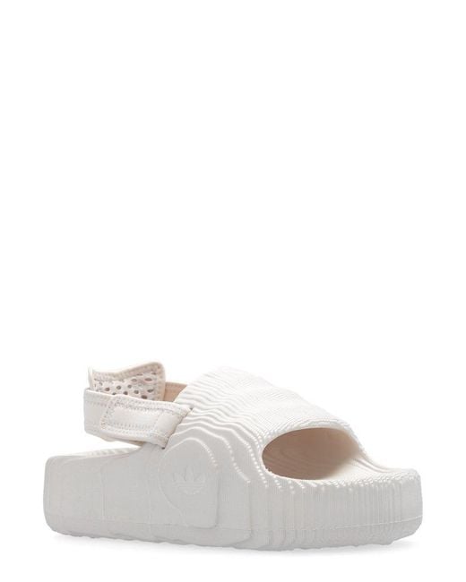Adidas Originals White Adillete 22 Xlg Slingback Slides