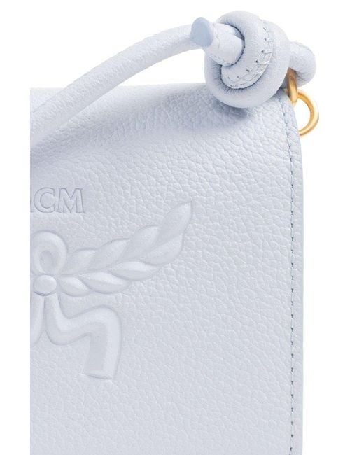 MCM White Strapped Wallet,