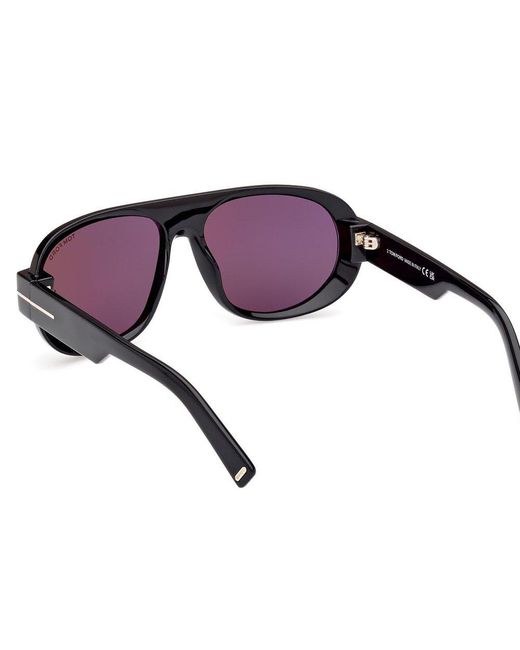 Tom Ford Purple Pilot Frame Sunglasses