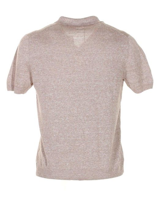 Tagliatore Gray Keith Short-sleeved Polo Shirt for men