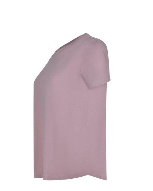Max Mara Purple Reno Crewneck Short-Sleeved T-Shirt