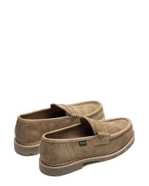 Paraboot Brown Slip-On Loafers for men