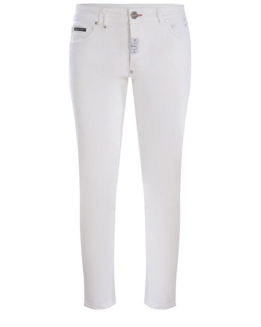 Philipp Plein White Jeans for men