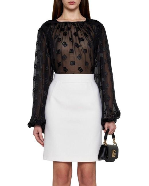 Dolce & Gabbana White Skirts