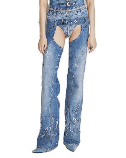 Guess Blue Micro Denim Shorts