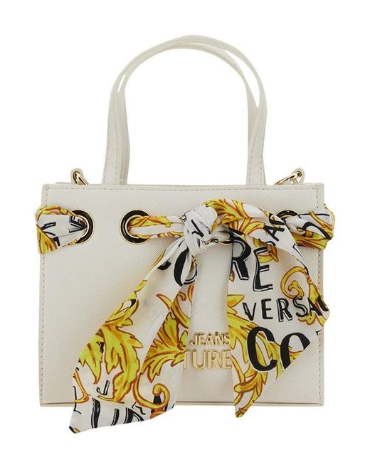 Versace Jeans White Bag With Logo