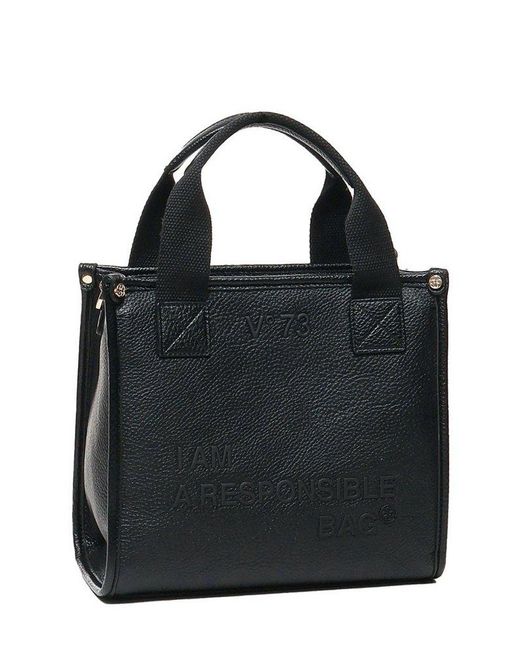 V73 Black Responsibility Now Shopping Bag