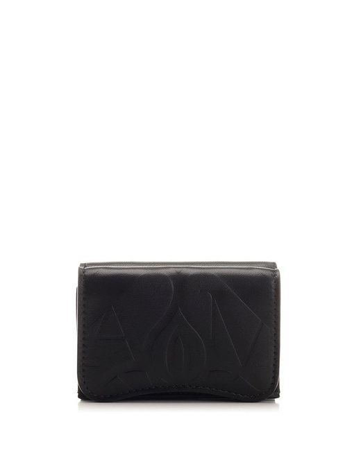 Alexander McQueen Black Trifold Wallet