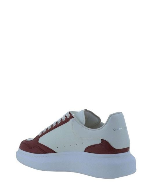 Alexander McQueen White Low-top Laced Sneakers for men