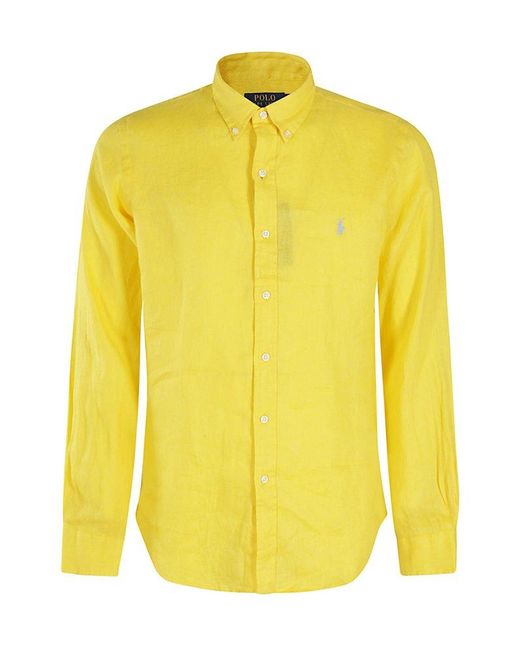 Polo Ralph Lauren Yellow Long Sleeve Sport for men