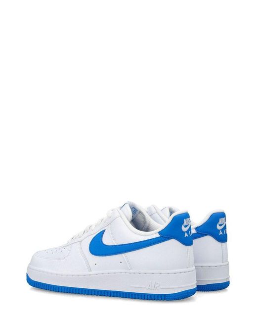 Nike Blue Air Force 1 Low '07 Lace-up Sneakers