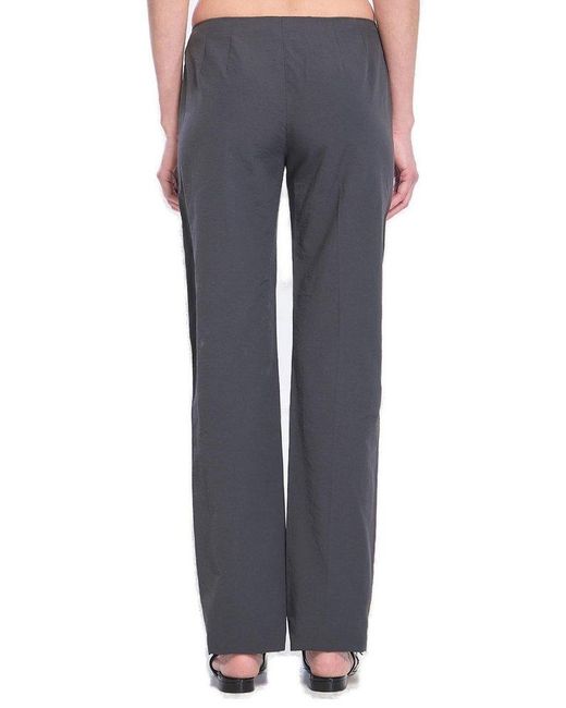 Marni Blue Low-Rise Trousers