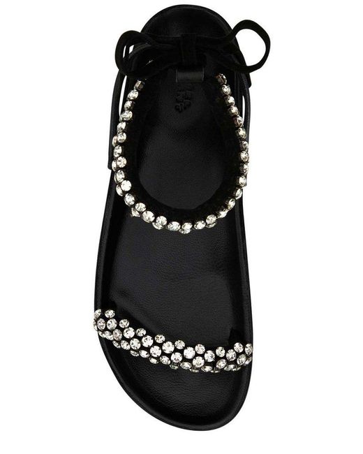 Isabel Marant White Mellan Embellished Sandals