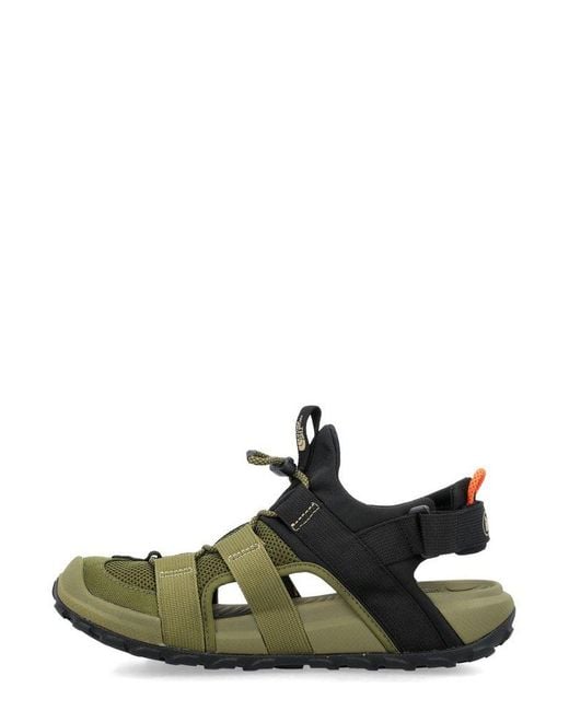 The North Face Green Explore Camp Round-toe Cut-out Sandals for men