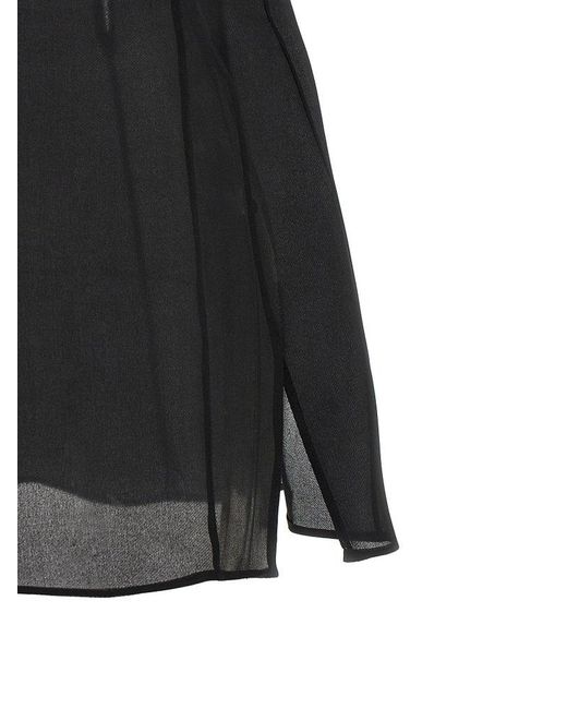 Khaite Black Talsie Top