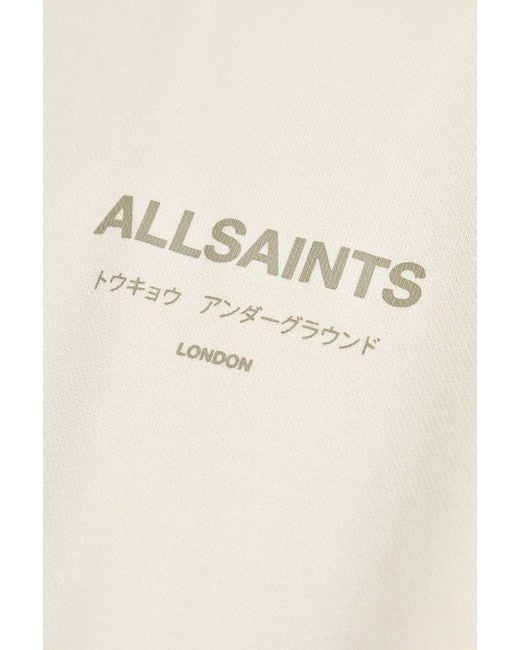AllSaints Natural Hoodie Sweater for men